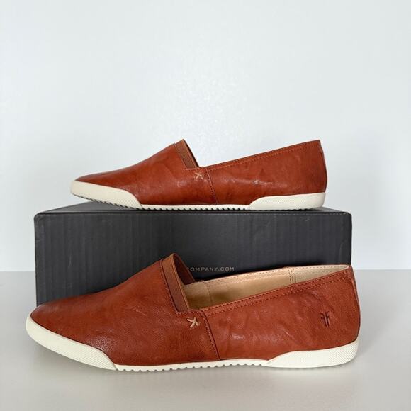 NIB • Frye Melanie Slip On Leather Sneaker Size 9 - Picture 1 of 9